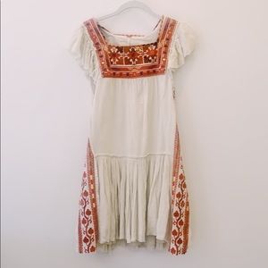 Free People Embroidered Tunic Dress